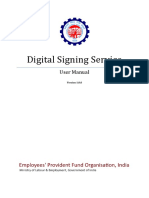 Digital Signing Service: User Manual