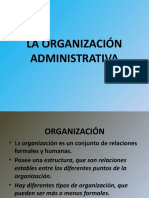 Clase La Organización Administrativa 2022