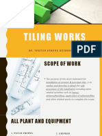 Tiling Works Procedures