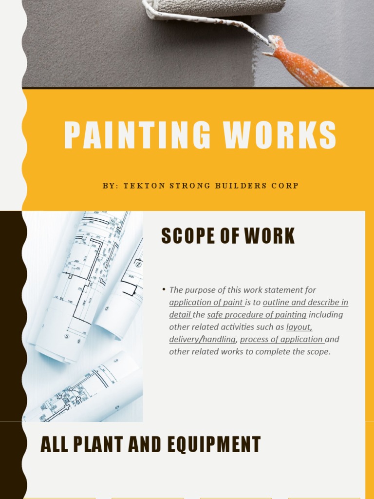 Presentation-PAINTING WORKS | PDF | Paint | Business Process