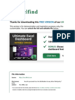 Ultimate Excel Dashboard - Free Version