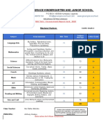 GREEN GRACE MID TERM REPORT CARDS