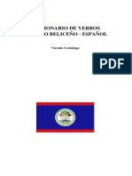 Diccionario Criollo Beliceño - Espanol