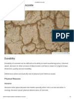 Durability of Concrete