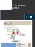 Regional Traumatology of the Ankle
