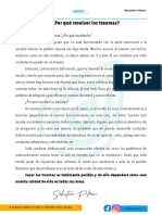 ¿Por Qué Resolver Los Traumas?