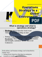 Chapter 3 - Operations Strategy in A Global Environment