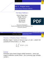 Bab 4. Integral-Tentu: 4.3 Teorema Dasar Pertama Kalkulus