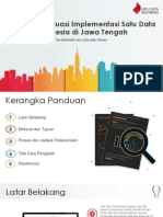 Panduan Evaluasi Implementasi Satu Data Indonesia Di Jawa Tengah