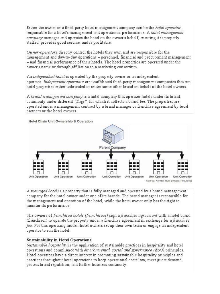 Hotel Management & Operations Guide | PDF