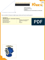 Double Window Type Sight Flow Indicator: Applications Special Features