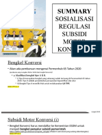 Sosialisasi Regulasi Subsidi Motor Konversi: 4 April 2023