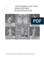 Penghayatan Makna Dan Tata Gerak Liturgi: Sebuah Pengantar