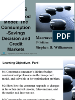 A Two-Period Model: The Consumption - Savings Decision and Credit Markets
