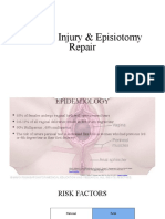 Perineal Injury & Episiotomy Repair