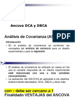 Rimentos en Ingeniería y Ciencias Ambientales: Ancova DCA y DBCA