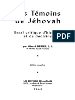 Les Témoins de Jéhovah: Essai Critique D'histoire Et de Doctrine