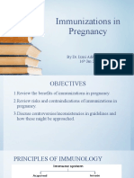 Immunizations in Pregnancy 