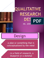 Qualitative Research Designs