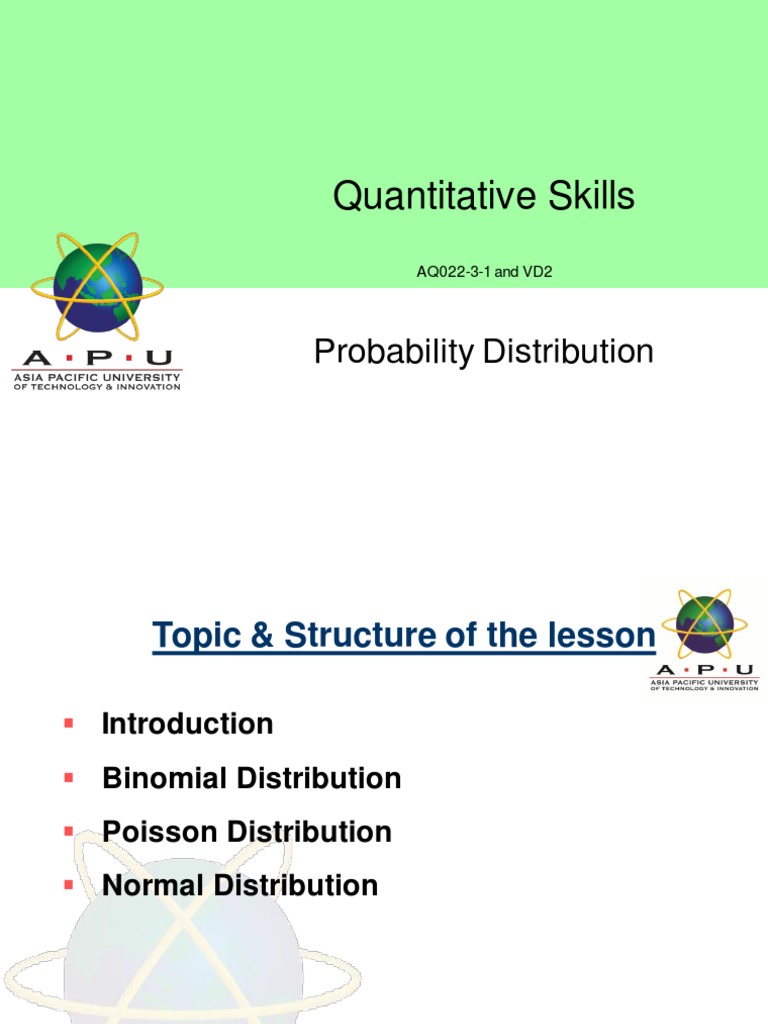 T3-QSS-Probability Distribution | PDF | Probability Distribution ...