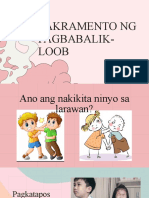 Aralin - 4 - SAKRAMENTO NG PAGBABALIK-LOOB