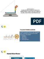 Naskah Dinas Khusus Bagian I (Perjanjian, Surat Kuasa, Berita Acara, Dan Surat Keterangan)