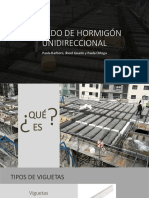 Forjado de Hormigón Unidireccionales