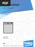 Beko Dishwasher User Manual