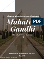 Mahatma Gandhi Trabajo Escolar Sobre Su Vida