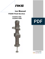 Instruction Manual. FX200 Fluid Section FX200PU-CMX FX200PU-SMX