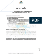 Escuela PCE - Examen Biologia - Ord Resuelto 2021