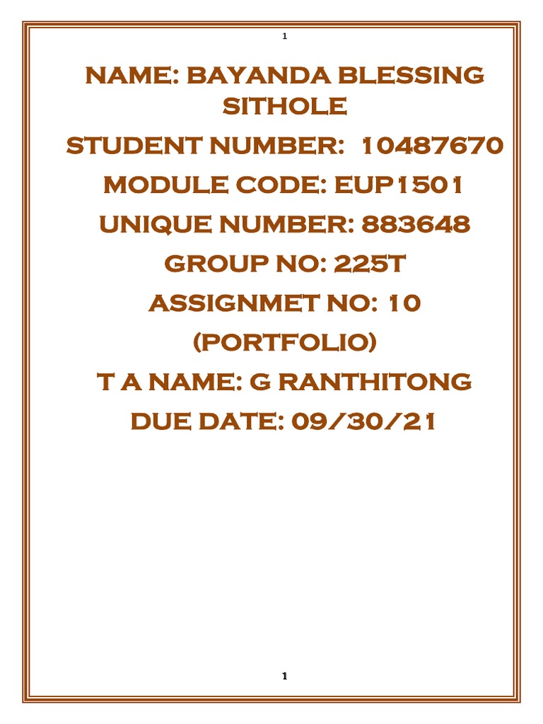 Eup1501 Portfolio Pdf Desktop Computer Laptop