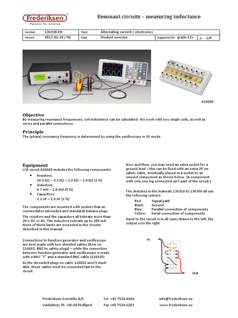 EN Resonant Circuits PDF Inductor Resonance