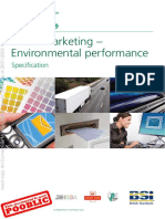 Direct Marketing - Environmental Performance: Specification