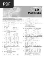 Matrices: Concept Type Questions