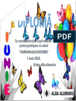 Diploma Copil Minunat