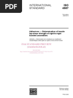 ISO 4587:2003 Adhesives Testing Standard | PDF | International ...