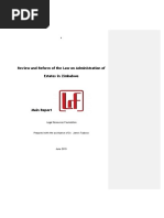 LRF Review and Reform of The Law On Administration of Estates