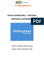 MKT328m Assignment Analyzes Digital Marketing of Volunteering Organization