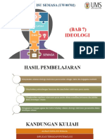 Falsafah Dan Isu Semasa (Uw00702) : (BAB 7) Ideologi