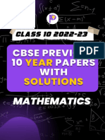 Class 10 2022-23: Mathematics