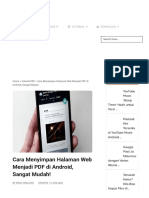 Cara Menyimpan Halaman Web Menjadi PDF Di Android - Nesabamedia