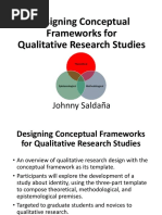 Designing Conceptual Frameworks For Qualitative Research Studies