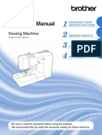 Operation Manual: Sewing Machine