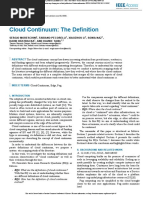 Cloud Continuum: The Definition