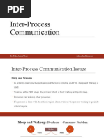 Inter-Process Communication: Dr. Talal Ashraf Butt Talal - Ashraf@aue - Ae