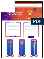 Rotating Paddle Level Switch - Trumen Technologies Pvt. Ltd.