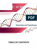 Nucleic Acid: Structure & Functions