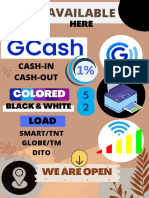 Available: Cash-In Cash-Out