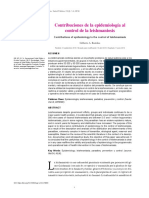 Contribuciones de La Epidemiología Al Control de La Leishmaniosis